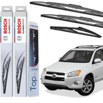 Kit Palhetas Bosch Dianteira Traseira Vetor RAV4 2006 a 2013