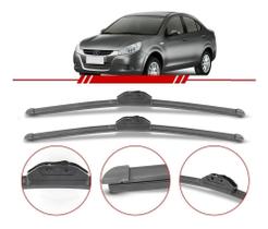 Kit Palhetas De Silicone Limpador Para-brisa 22" 16" Jac J3 Turin Kit Palhetas De Silicone Limpador Para-brisa 22" 16" Jac J3 Turin