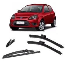 Kit Palhetas Dianteira E Traseira Ford Ka 2014 Em Diante Kit Palhetas Dianteira E Traseira Ford Ka 2014 Em Diante