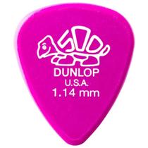 Kit Palhetas Dunlop Delrin 500 1.14mm Rosa C/12 unidades