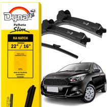 Kit Palhetas Dyna Ford Ka Hatch 2014 a 2021 Dianteiras e Traseira Original para Parabrisa