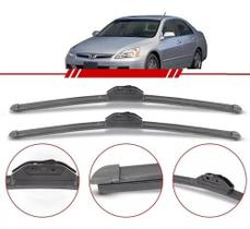 Kit Palhetas Silicone Honda Accord 03/08 Limpador Parabrisa Kit Palhetas Silicone Honda Accord 03/08 Limpador Parabrisa
