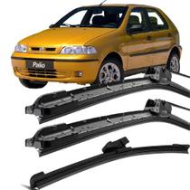 Kit Palhetas Silicone Limpador Parabrisa 22" 18" 14E" Palio 2001 À 2007 Kit Palhetas Silicone Limpador Parabrisa 22" 18" 14E" Palio 2001 À 2007