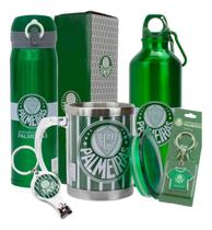 Kit Palmeiras 2 Garrafas + Caneca Termica Chaveiro Cortador