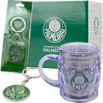 Kit Palmeiras Caneca 500ml Chaveiro Metal Oficial Mileno