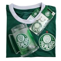 Kit Palmeiras Oficial Camisa 1914 II Verde + Caneca + Chaveiro Símbolo - Masculino Kit Palmeiras Oficial Camisa 1914 II Verde + Caneca + Chaveiro Símbolo - Masculino