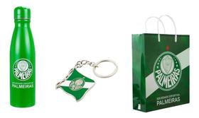 Kit Palmeiras Verdão -garrafa-chaveiro E Sacola Presente Palmeiras