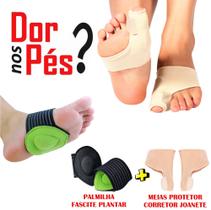 Kit Palmilha Anatômica Fascite Plantar + Corretor Hálux Valgo Kit Palmilha Anatômica Fascite Plantar + Corretor Hálux Valgo