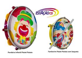 Kit Pandeiro + Tamborim Infantil Patati Patata - Luen