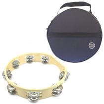 Kit Pandeirola Madeira T1016n Meia Lua Bag Super Luxo Kit Pandeirola Madeira T1016n Meia Lua Bag Super Luxo