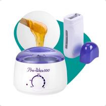 Kit Panela De Cera Depilação 400g + Aparelho Rolomm