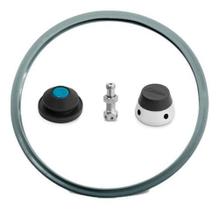 Kit Panela de pressão Nigro Eterna Acessórios - Borracha - Válvula - Peso - Pino Central Kit Panela de pressão Nigro Eterna Acessórios - Borracha - Válvula - Peso - Pino Central