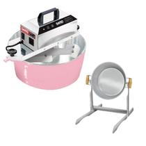 Kit Panela Elétrica Automática de Brigadeiro + Suporte Vira Panela Saro