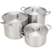 kit panela feijoada de alumínio 3 peças kit panela feijoada de alumínio 3 peças