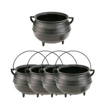 Kit Panela Mineira 4 Pçs Caldeirões de Ferro Fundido 1L, 2L, 4L e 8L Kit Panela Mineira 4 Pçs Caldeirões de Ferro Fundido 1L, 2L, 4L e 8L