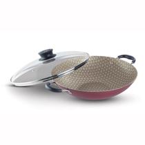 Kit Panela Wok 6L 36 Cm + Jogo Churrasco 12 Peças Tramontina