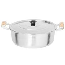 Kit Panelas Caçarola Alumínio Batido Fundido Grosso N26, N30