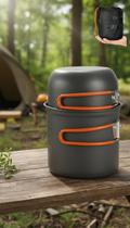 Kit Panelas Camping Leve 2 Pçs Super Compacto