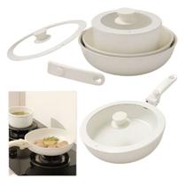 Kit Panelas Cerâmica Premium com Cabos Removíveis