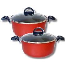 Kit Panelas Panela France Tamanho Grande Nº22 E Nº24 Antiaderente