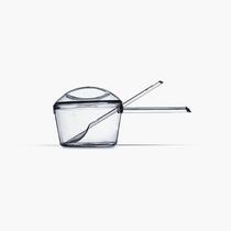 Kit Panelinha com Colher Piccolo Cristal 5 unidades - Plastilânia