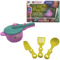 Kit Panelinha Pressao e Acessorios Colors 7642 Zuca Toys Kit Panelinha Pressao e Acessorios Colors 7642 Zuca Toys