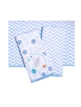 Kit Paninho De Boca Bebê 34cm X 32cm Estampado e Bordado 100% Algodão Kit Paninho De Boca Bebê 34cm X 32cm Estampado e Bordado 100% Algodão