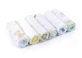 Kit Paninhos De Boca 30x30Cm Neutro 06 Pçs Papi Kit Paninhos De Boca 30x30Cm Neutro 06 Pçs Papi