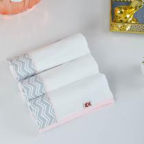 Kit Pano de Boca Chevon Duplo Rosa Kit Pano de Boca Chevon Duplo Rosa