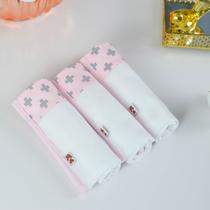 Kit Pano de Boca Cruzeta Rosa Kit Pano de Boca Cruzeta Rosa