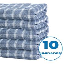 kit Pano De Chão Alvejado Branco grande Tamanho70x40 saco duplo pano de limpeza 100% algodão