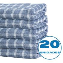 kit Pano De Chão Alvejado Branco grande Tamanho70x40 saco duplo pano de limpeza 100% algodão