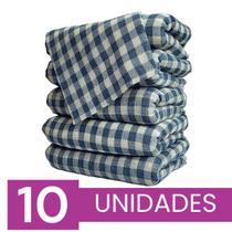 Kit Pano De Chão Grande Xadrez Tamanho 75x45 Saco Duplo Para Limpeza Geral Piso Banheiro Cozinha