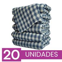 Kit Pano De Chão Grande Xadrez Tamanho 75x45 Saco Duplo Para Limpeza Geral Piso Banheiro Cozinha