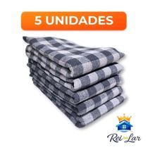 Kit Pano de chão Xadrez EXTRA GRANDE DUPLO 70x55cm pano de Limpeza tipo Saco Kit Pano de chão Xadrez EXTRA GRANDE DUPLO 70x55cm pano de Limpeza tipo Saco