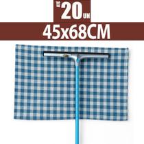 Kit Pano de chão xadrez Extra Grande pano de limpeza 45x68 Kit Pano de chão xadrez Extra Grande pano de limpeza 45x68