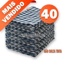 Kit Pano De Chão Xadrez Medidas 45x68cm Saco de limpeza xadrez, pano de limpeza Envio Imediato