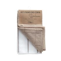 Kit Pano de Copa 02 peças 40x48cm - Jolitex Deluxe - Jolitex Ternille Kit Pano de Copa 02 peças 40x48cm - Jolitex Deluxe - Jolitex Ternille