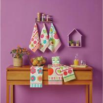 Kit Pano De Copa 7 Unid. 40x60cm Tutti Frutti Lepper