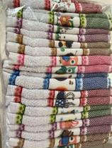 Kit pano de prato atoalhado com 10 pc - De limas