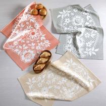 Kit Pano de Prato Atoalhado Estampado com 3 unidades - Dohler - Graça 01