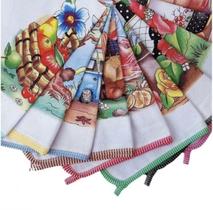 Kit Pano de Prato com Viés 100 Algodão 45x75 Super Absorvente Kit 20, 30 ou 50 Panos de Copa Resistentes para Cozinha Kit Pano de Prato com Viés 100 Algodão 45x75 Super Absorvente Kit 20, 30 ou 50 Panos de Copa Resistentes para Cozinha