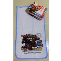 Kit Pano de Prato com Viés 100 Algodão 45x75 Super Absorvente Kit 20, 30 ou 50 Panos de Copa Resistentes para Cozinha