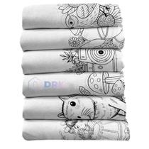 Kit Pano De Prato Riscado Para Pintura Branco Pintar - 30 Un