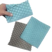 Kit Pano Esponja Mágica Microfibra Diamante 17x20cm Anti Óleo Dupla Ação Limpa e Seca Use Apenas com Água Toque Suave Kit Pano Esponja Mágica Microfibra Diamante 17x20cm Anti Óleo Dupla Ação Limpa e Seca Use Apenas com Água Toque Suave