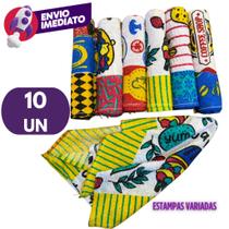 Kit Pano Prato Guardanapo Copa Cozinha Secar Louça Atoalhado Felpudo Premium 40x60 Estampa Sortido Kit Pano Prato Guardanapo Copa Cozinha Secar Louça Atoalhado Felpudo Premium 40x60 Estampa Sortido
