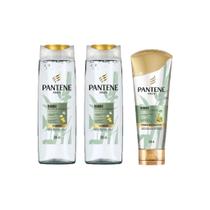 Kit Pantene Bambu 2 Shampoo 200Ml + 1 Condicionador 250Ml
