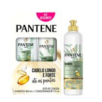 Kit Pantene Bambu Shampoo 400ml + Condicionador 175ml + Creme Para Pentear 240g Kit Pantene Bambu Shampoo 400ml + Condicionador 175ml + Creme Para Pentear 240g