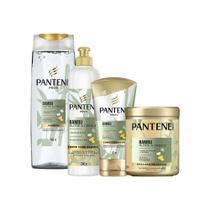 Kit Pantene Bambu Shampoo + Condicionador + Máscara Capilar + Creme de Pentear