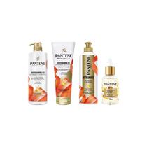Kit Pantene Biotinamina Shamp 510ml+Cond 250ml+Cr Pent+Tonic
